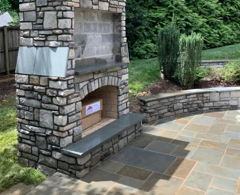 fire pit install bottom unionville va